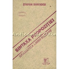 Sintaxa Propozitiei - Stefan Dincescu