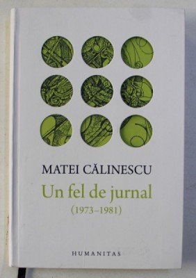 UN FEL DE JURNAL 1973 - 1981 de MATEI CALINESCU , 2016 foto