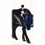 Husa silicon pentru Xiaomi Redmi Note 5A Prime, Abstract Wolf