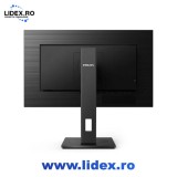 Monitor LED IPS Philips 23.8", Full HD (1920x1080), 100Hz, 4ms, FlickerFree, Boxe 2W x2, DaisyChain, USB Type-C, Ethernet, Hub USB, HDMI, DisplayPort,