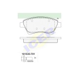 Set placute frana punte fata Renault Grand Scenic 2, Kangoo 192008, Megane 1, 192002; Megane 2, 202008; Scenic, 192009; Icer 181535701, parte montare