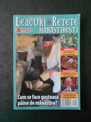 REVISTA LEACURI si RETETE MANASTIRESTI Nr. 9 2016 foto