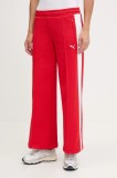 Puma pantaloni de trening culoarea rosu, 629803