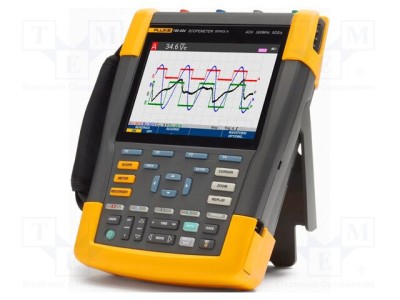 Scopometru FLUKE 500MHz 8bit color LCD 4 canale 5Gsps 10kpts/ch 700ps foto