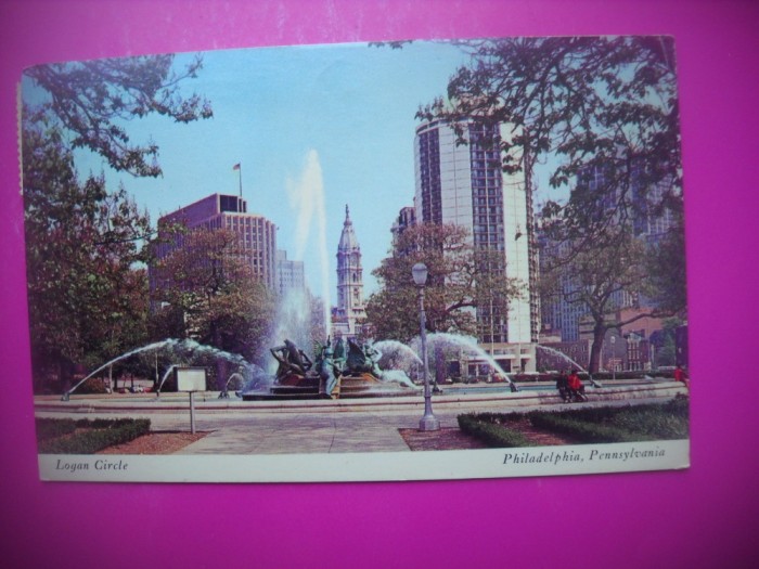 HOPCT 7935 LOGAN CIRCLE-PHILADELPHIA PENNSYLNANIA -STAMPILOGRAFIE/FRANCATURA-SUA-AMERICA DE NORD -CIRCULATA