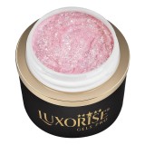 Cumpara ieftin Gel Design 3D LUXORISE - Royal Glitz, Pink Champagne 5ml