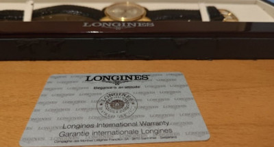 Ceas Longines, placat aur, aspect 9.5/10, Ieftin Rau! foto