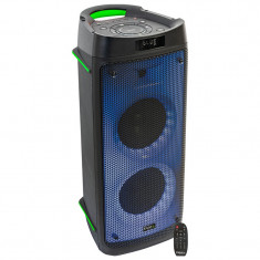 Boxa portabila Ibiza 300W, BT, USB, microUSB, REC, afisaj LED