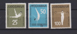 IUGOSLAVIA SPORT 1963 MI: 1049-1051 MNH, Nestampilat
