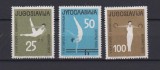 IUGOSLAVIA SPORT 1963 MI: 1049-1051 MNH