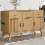 Dulap &quot;OLDEN&quot;, maro, 114x43x73,5 cm, lemn masiv pin