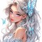 Sticker decorativ, Printesa, 76 cm, 1373STK-5