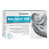 BABY GUARD DHA CAPSULE PENTRU DEFICITUL DE VITAMINA D3 PENTRU COPII PESTE 1 AN X30BUC, Evital