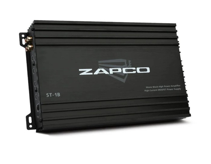 Amplificator auto Zapco ST-1B, 1 canal, 200W