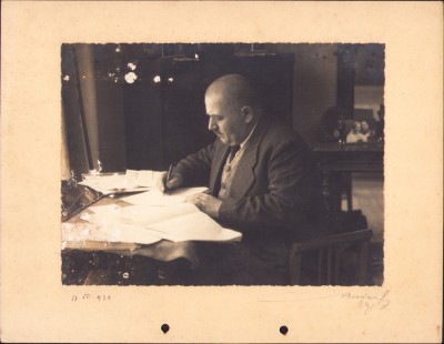 HST PM74 Poză profesor Ioan Văleanu 1938 studio Bordan Cluj foto