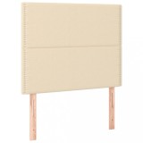 Cumpara ieftin Tablii de pat, 2 buc, crem, 90x5x78/88 cm, textil