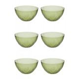 Set boluri, 6 piese, 4 l, Plastic, Verde