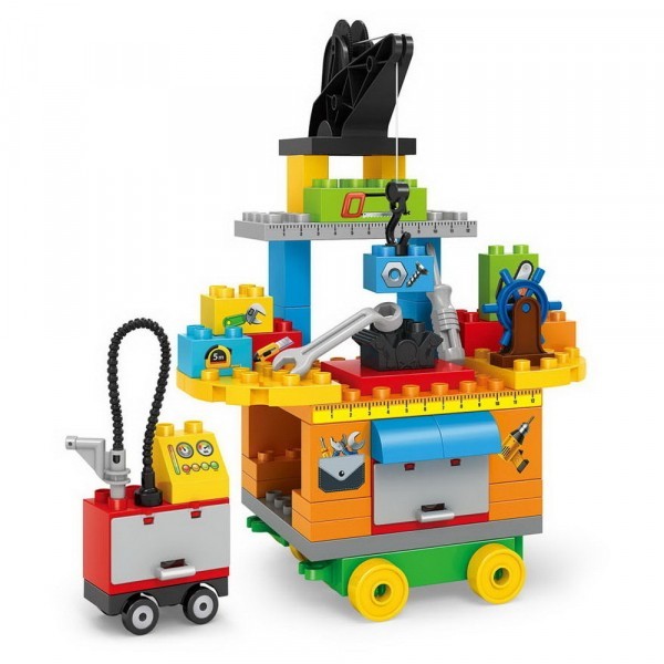 Set Constructii cu 61 de cuburi Bancul de lucru Instrumente Lego 5345 CWT