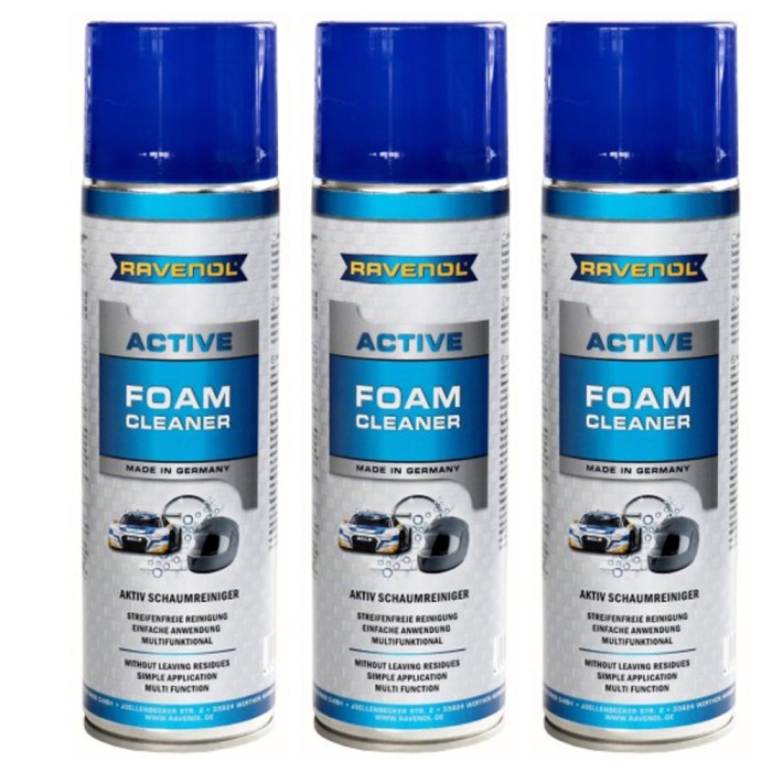Pachet 3 x spray curatare Ravenol Active Foam Cleaner 500 ml