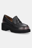 Camper mocasini de piele Milah culoarea maro, cu platformă, K201425-033