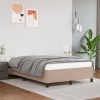 VidaXL Cadru de pat fără saltea cappuccino 120x190cm piele artificială 379527