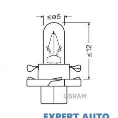 Bec bord bx8.4d soclu negru 12v 1.2w set 10 buc osram UNIVERSAL Universal #6