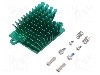 Radiator extrudat, aluminiu, 41mm x 45mm, verde, Advanced Thermal Solutions - ATS-1042-C3-R0