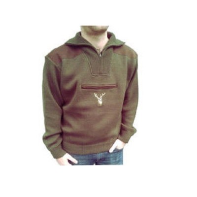 PULOVER ARROW WARMEX VERDE CU BRODERIE MARIME M foto