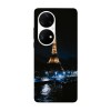 Husa compatibila cu Huawei Nova Y70 model Tour Eiffel at night, Silicon, TPU, Viceversa, Transparent, Carcasa