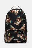 Barrow rucsac culoarea negru, mare, cu imprimeu, F5BWUABP093