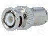 Conector BNC, 75&Omega;, tata, {{Placare contact}}, {{Producator}} -