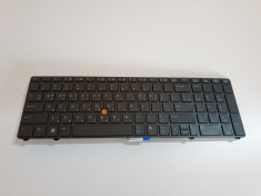 Tastatura laptop HP EliteBook 8760p 8760w 8770p 8770w noua originala foto