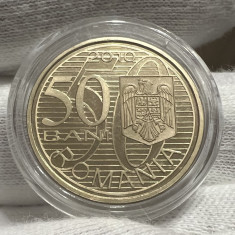 50 Bani 2010 PROOF, Alama, Romania, Aurel Vlaicu, cea mai RARA!