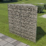 Cumpara ieftin Strat &icirc;nălțat gabion, 75x75x100 cm, oțel galvanizat