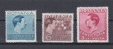 ROMANIA 1938 LP 124 CONSTITUTIA SERIE MNH