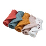 Cumpara ieftin Set 5 prosoape REDQUIT&reg; din muselina pentru copii 23 x 23cm, mancare, multicolor