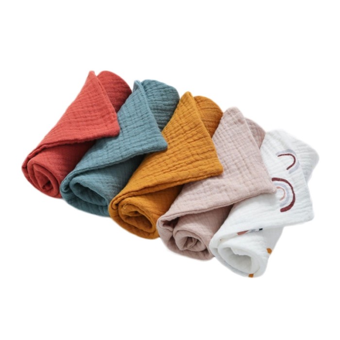 Set 5 Prosopele din Muselină Bumbac 100% REDQUIT&reg; &ndash; Ultra-Moi, Reutilizabile, pentru Bebeluși și Nou-Născuți, Multicolor