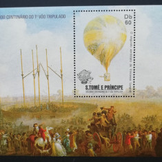 SAUTOME E PRINCIPE-200 ANI de ISTORIE A AVIATIEI-2 M/Sh+1 S/Sh.MNH**-STP167