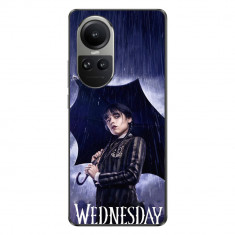 Husa compatibila cu Oppo Reno10 5G Silicon Gel Tpu Model Wednesday Umbrella