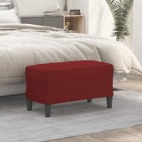 vidaXL Bancă, roșu vin, 70x35x41 cm, textil 349389