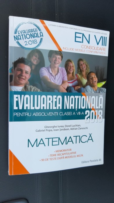 MATEMATICA CLASA A VIII A EVALUAREA NATIONALA MATEMATICA CLASA A VIII A EVALUAREA NATIONALA
