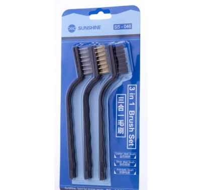 Scule Service 3 in 1 Brush Set, Sunshine SS-046 foto