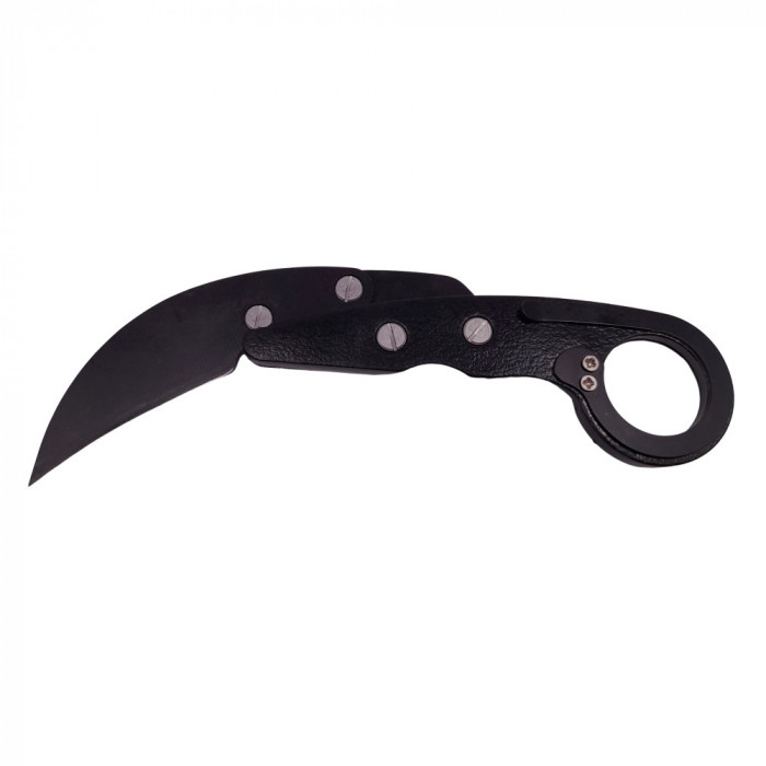 Briceag de vanatoare IdeallStore&reg;, karambit extensibil, Steel Claw, 15.5 cm, negru