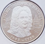 65 Andorra 10 diners 1998 Georg Friedrich Handel km 147 UNC argint, Europa