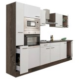 Yorki 300 &ndash; mobilier de bucătărie &icirc;n variantă cu cuptor și cuptor cu microunde, fără blat de lucru