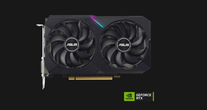 AS Dual GeForce RTX 3050 OC 8GB V2