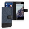 Husa pentru Apple iPhone 5 / iPhone 5s / iPhone SE, Textil, Albastru, 35222.17, Kwmobile