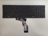 Tastatura Laptop, HP, Pavilion 17-W, 17T-W, TPN-Q174, iluminata, neagra, layout US