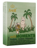 Amor Wild Moments - Prezervative cu striații, 3 buc, Orion