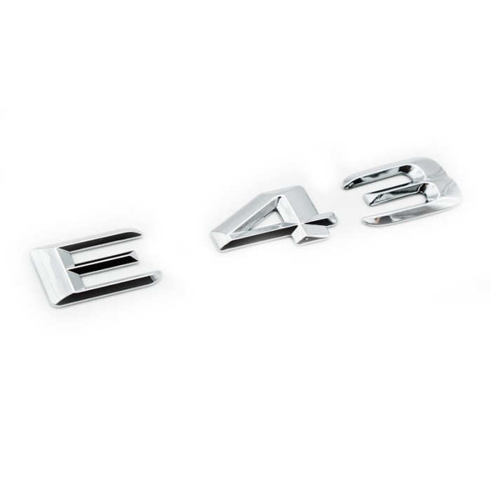 Emblema E 43 pentru spate portbagaj Mercedes